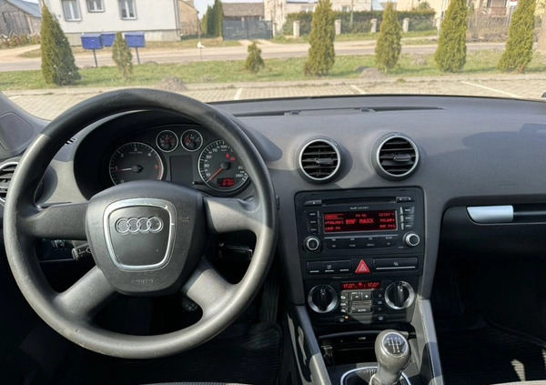 Audi A3 cena 17900 przebieg: 320000, rok produkcji 2008 z Łapy małe 16